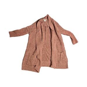 Lucky Brand Open Front Knit Cardigan Size: L